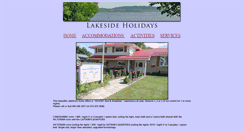 Desktop Screenshot of lakesideholidays.ca